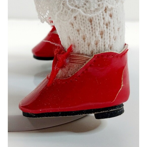 Vintage PIXIE STIX Porcelain Baby Doll Retired KATHLEEN STAYTON 11in Tall Stand - Picture 9 of 13